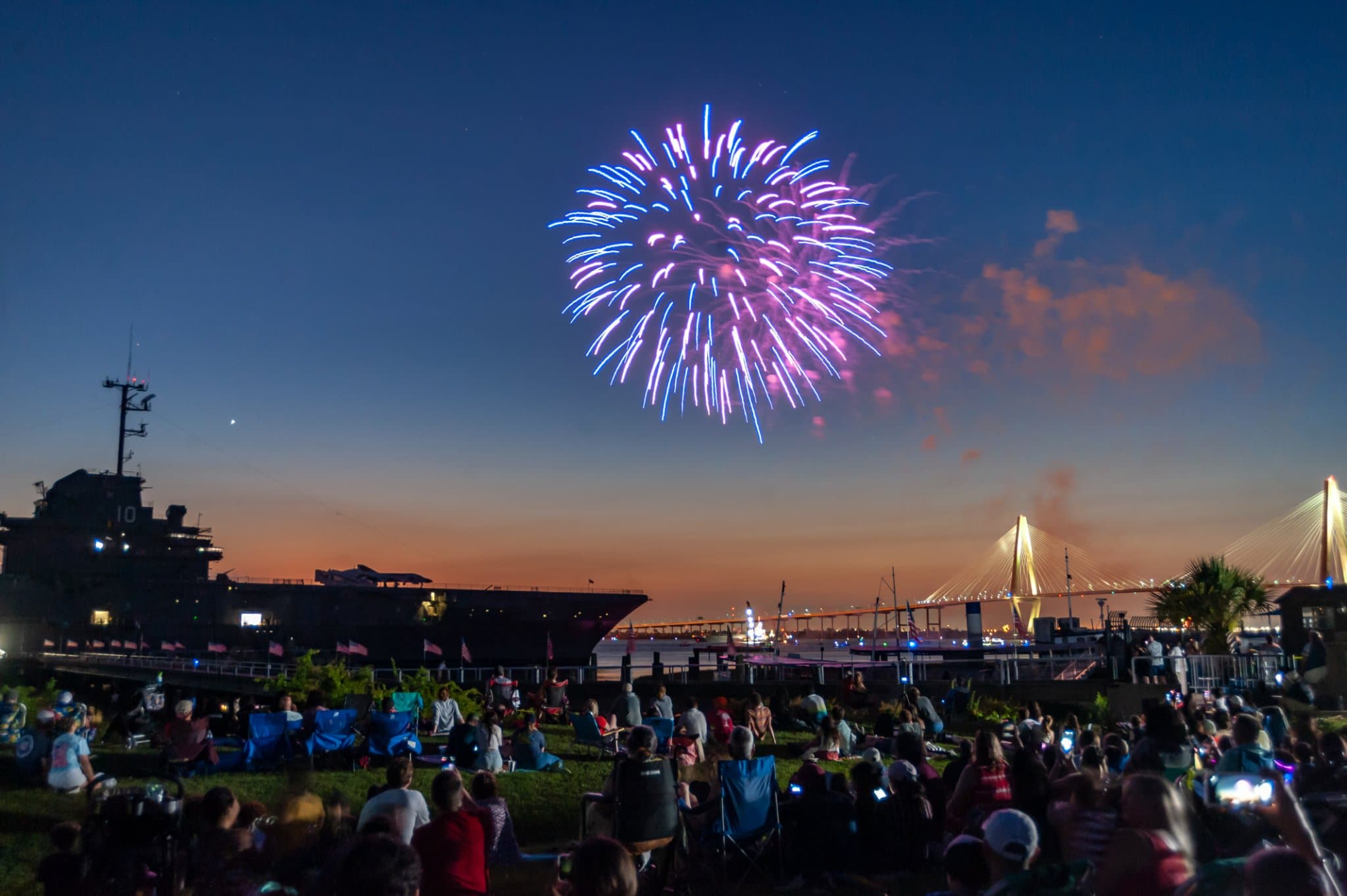 Patriot’s Point Fireworks on July 4 Mills House